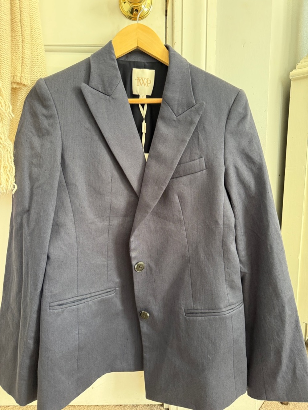 TWP Husband Blazer Indigo size Small NWT